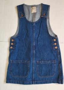 Denim Co. Overall Skirt Girls 10 11
